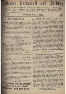 Gostyner Kreisblatt und Zeitung 1918.03.13 Nr 59