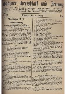 Gostyner Kreisblatt und Zeitung 1918.03.19 Nr 64