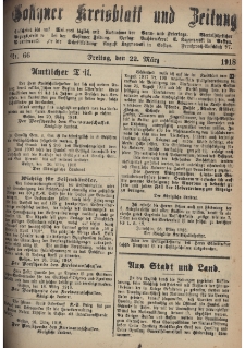 Gostyner Kreisblatt und Zeitung 1918.03.22 Nr 66