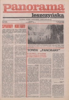 Panorama Leszczyńska 1984.09.30 R.6 Nr40(245)