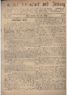 Gostyner Kreisblatt und Zeitung 1918.05.18 Nr 107