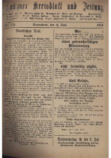 Gostyner Kreisblatt und Zeitung 1918.06.08 Nr 124