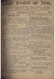 Gostyner Kreisblatt und Zeitung 1918.06.13 Nr 128