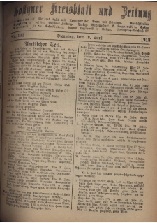 Gostyner Kreisblatt und Zeitung 1918.06.18 Nr 132