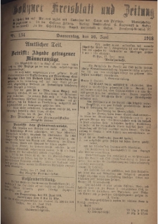 Gostyner Kreisblatt und Zeitung 1918.06.20 Nr 134