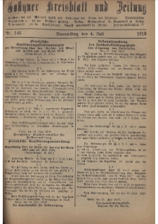 Gostyner Kreisblatt und Zeitung 1918.07.04 Nr 146