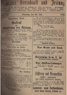 Gostyner Kreisblatt und Zeitung 1918.07.23 Nr 162