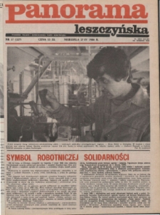 Panorama Leszczyńska 1986.04.27 R.8 Nr17(327)
