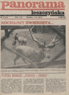 Panorama Leszczyńska 1986.07.29 R.8 Nr30(340)