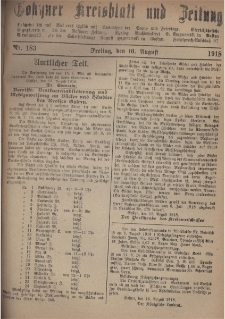 Gostyner Kreisblatt und Zeitung 1918.08.16 Nr 183