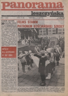 Panorama Leszczyńska 1987.01.04 R.9 Nr1(363)