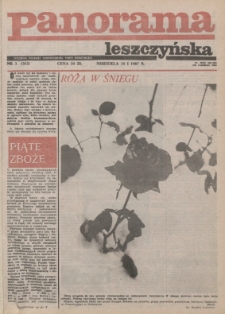 Panorama Leszczyńska 1987.01.18 R.9 Nr3(365)