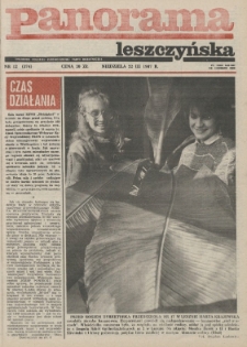 Panorama Leszczyńska 1987.03.22 R.9 Nr12(374)