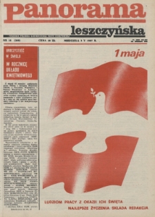 Panorama Leszczyńska 1987.05.03 R.9 Nr18(380)
