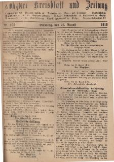 Gostyner Kreisblatt und Zeitung 1918.08.27 Nr 192