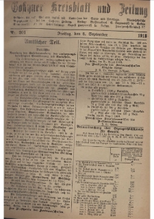 Gostyner Kreisblatt und Zeitung 1918.09.06 Nr 201