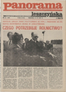 Panorama Leszczyńska 1987.06.28 R.9 Nr26(388)