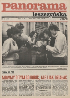 Panorama Leszczyńska 1987.07.05 R.9 Nr27(389)