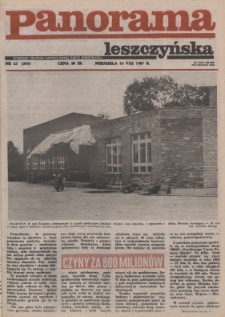 Panorama Leszczyńska 1987.08.16 R.9 Nr33(395)