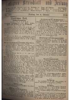 Gostyner Kreisblatt und Zeitung 1918.10.04 Nr 225