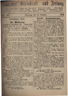 Gostyner Kreisblatt und Zeitung 1918.10.13 Nr 232