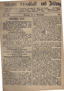 Gostyner Kreisblatt und Zeitung 1918.11.01 Nr 248