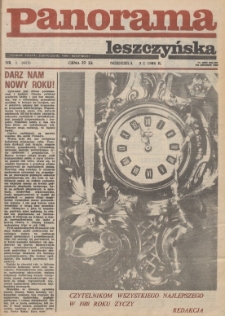 Panorama Leszczyńska 1988.01.03 R.10 Nr1(415)