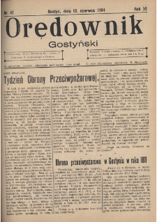 Orędownik Gostyński 1934.06.13 R.16 Nr 47
