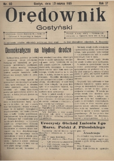 Orędownik Gostyński 1935.03.13 R.17 Nr 20