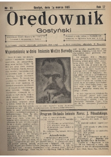 Orędownik Gostyński 1935.03.16 R.17 Nr 21