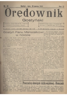 Orędownik Gostyński 1935.03.20 R.17 Nr 22