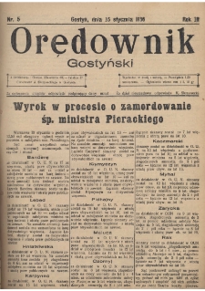 Orędownik Gostyński 1936.01.15 R.18 Nr 5