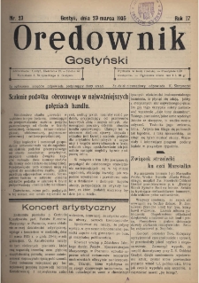 Orędownik Gostyński 1935.03.23 R.17 Nr 23