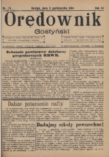 Orędownik Gostyński 1934.10.03 R.16 Nr 78