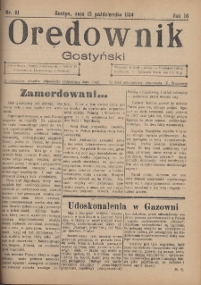 Orędownik Gostyński 1934.10.13 R.16 Nr 81