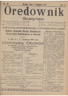 Orędownik Gostyński 1934.11.07 R.16 Nr 88