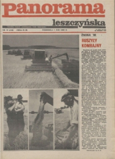 Panorama Leszczyńska 1988.08.07 R.10 Nr32(446)