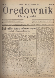 Orędownik Gostyński 1936.06.10 R.18 Nr 45