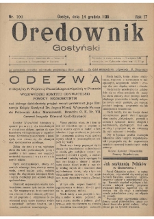 Orędownik Gostyński 1935.12.14 R.17 Nr 100