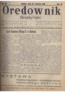 Orędownik Gostyński 1936.06.20 R.18 Nr 48