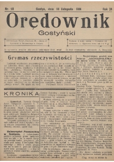Orędownik Gostyński 1936.11.18 R.18 Nr 90