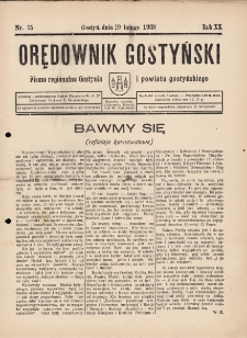 Orędownik Gostyński 1938.02.19 R.20 Nr 15