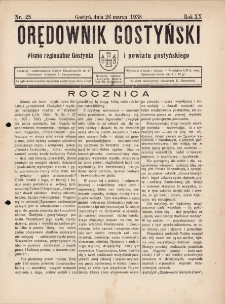 Orędownik Gostyński 1938.03.26 R.20 Nr 25