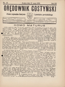 Orędownik Gostyński 1938.05.25 R.20 Nr 40