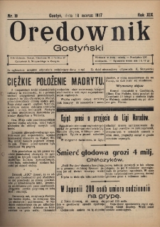 Orędownik Gostyński 1937.03.10 R.19 Nr19