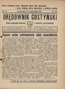 Orędownik Gostyński 1938.10.29 R.20 Nr 87