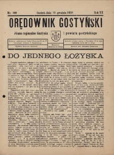Orędownik Gostyński 1938.12.10 R.20 Nr 100