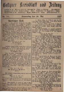 Gostyner Kreisblatt und Zeitung 1917.05.24 Nr 113