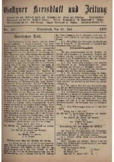 Gostyner Kreisblatt und Zeitung 1917.07.28 Nr 171