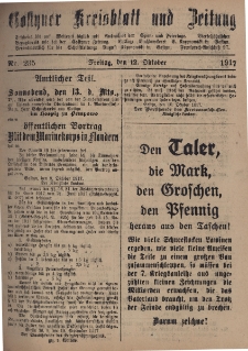 Gostyner Kreisblatt und Zeitung 1917.10.12 Nr 235